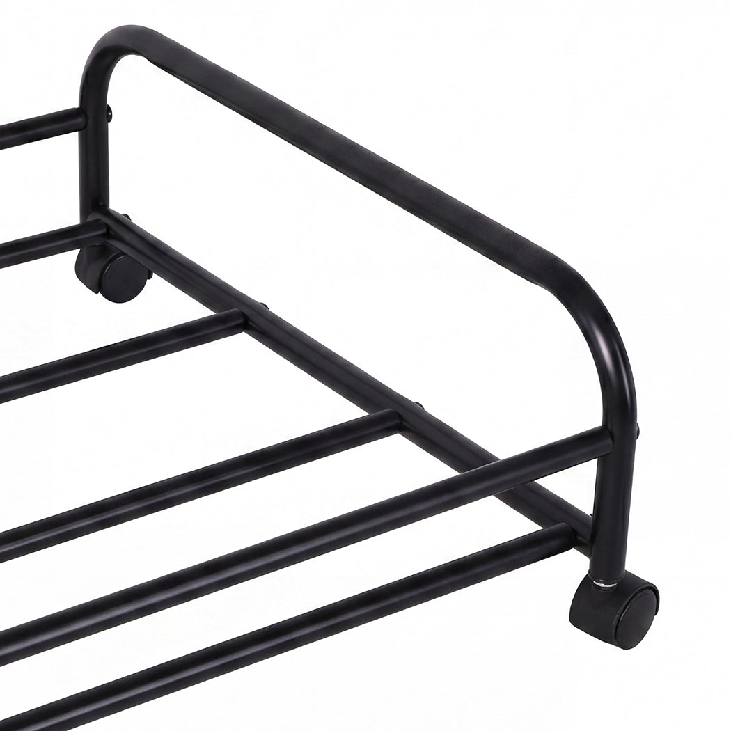 Levede 2x Under Bed Storage Containers for Shoe and Apparel Clear-Lidded Rolling-2072893559022948357