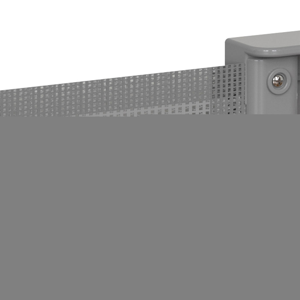 BoPeep Retractable Baby Safety Gates 150cm Grey 150 cm-1910112818292723717