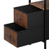 Levede Bedside Table Side Table 2 Drawers Cabinet Brown-2050056916507430917