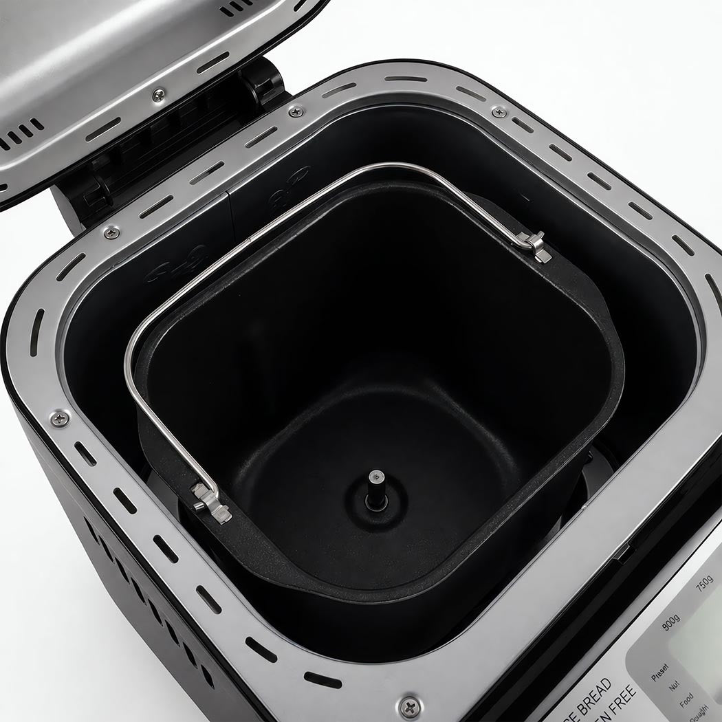 Spector 19-In-1 Automatic Bread Machine With Non Stick Pan For Home Baking Black-2109799588217688070