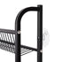 Levede Slim Storage Rack Kitchen Organiser Wall Mounted Metal Shelf Black-2072893555600396293