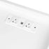 Levede Bedside Table USB Charger Outlet RGB White-2006732842117238789