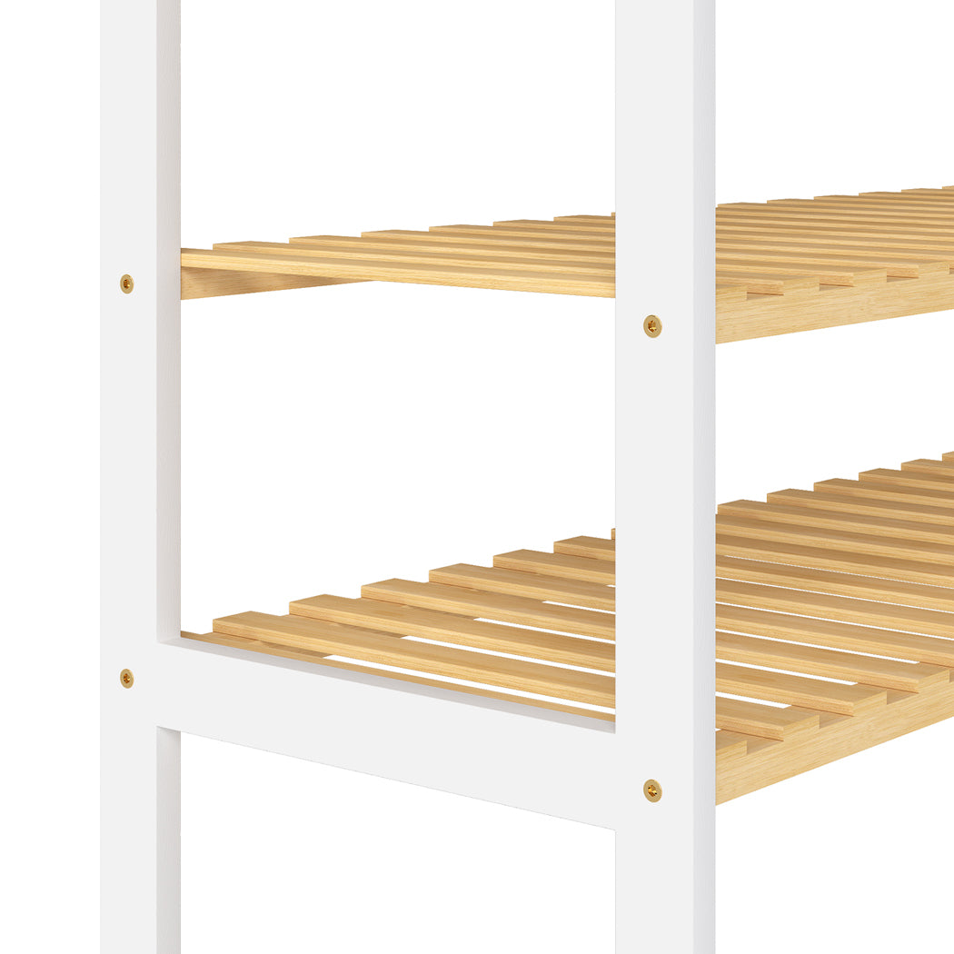 Levede Bamboo Storage Rack 3 Tier Shelf Shoe Organiser-2065254664798081029