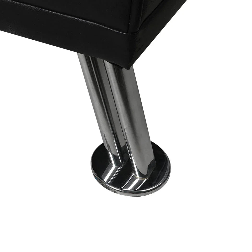 Levede Sofa Bed Adjustable Recliner Black-2006733286516330501