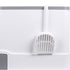 PaWz Cat Litter Box Fully Enclosed Kitty Grey-2018816755983585285