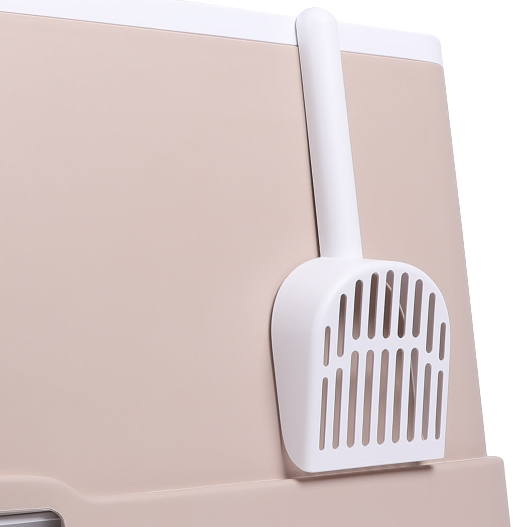 PaWz Cat Litter Box Fully Enclosed Kitty Coffee-2018816770344882181