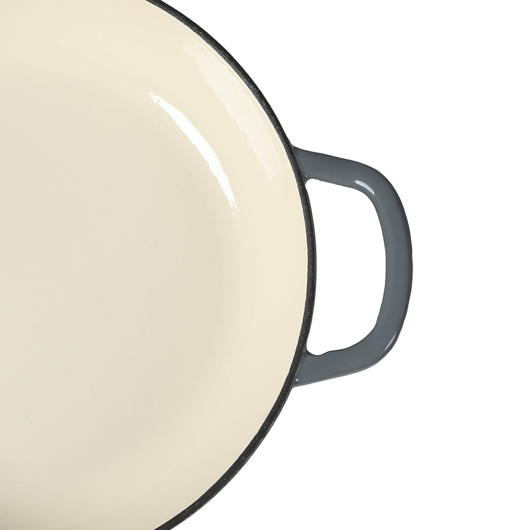 3.5L Enamel Dutch Oven Pan in Black Colour-1864184348593491973