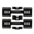 Centra A Pair 2.8KG-10KG Dumbbells Black-2018816875621912581