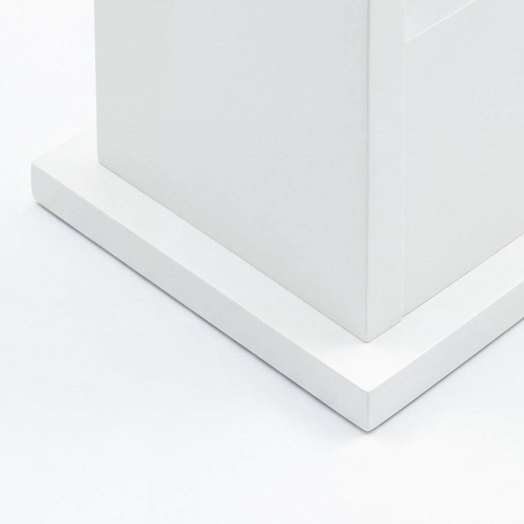 Levede Slim Side Table Magazine Rack Narrow Sofa End Table Storage Living Room-2061251865856839685