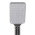 High Pressure Shower Head Set Rain Square Silver-1864184284554858501