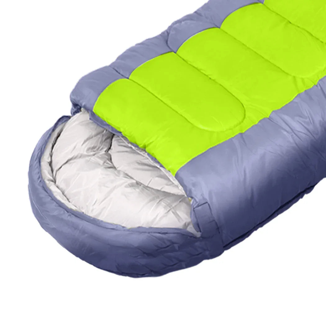 Mountview Sleeping Bag Outdoor Camping Grey-2029387241587085317