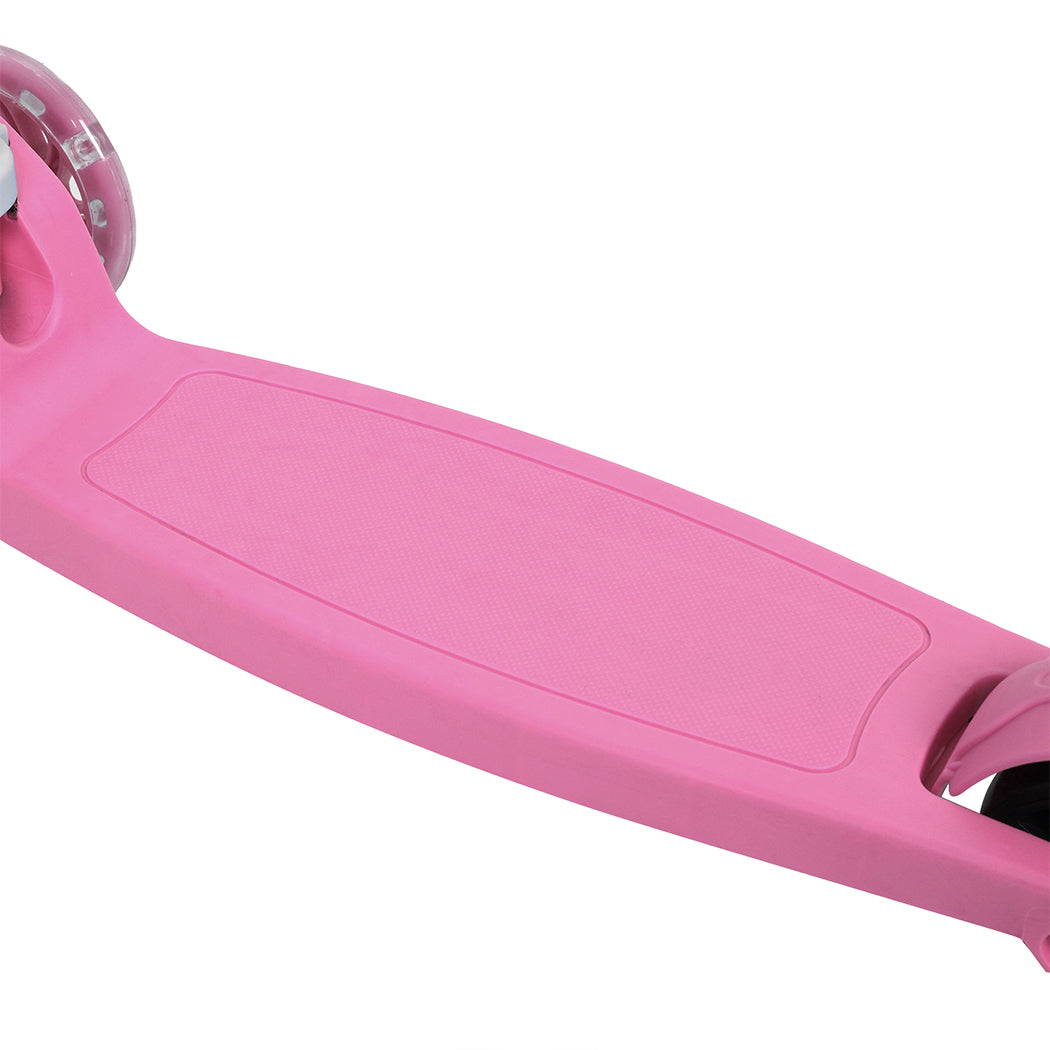 Bopeep Foldable Kids Scooter LED Music Pink