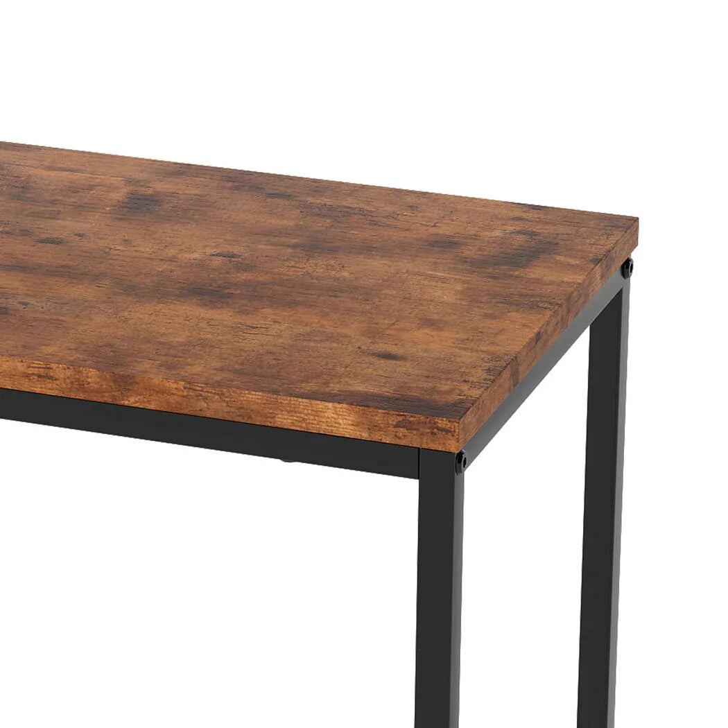 Levede Industrial Side Table 2-Tier Shelf End Table-2050056751763558405
