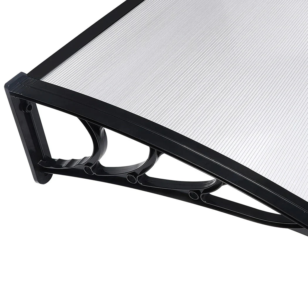 Mountview Window Door Awning Outdoor 1M X 1.2M Transparent 1x1.2M-2018816837600546821