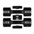 Centra A Pair Of 1KG To 5KG Dumbbells Black