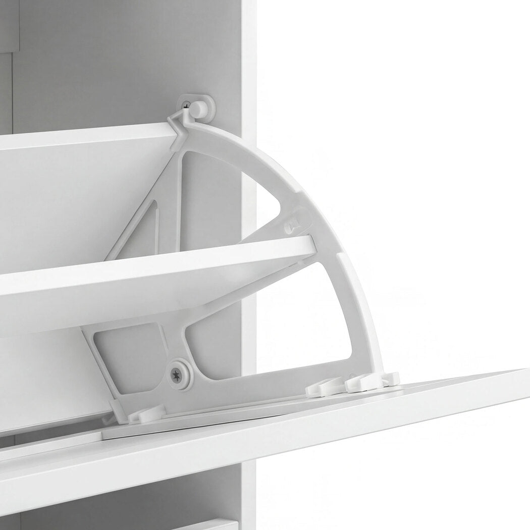 Levede Shoe Cabinet 3 Flip Drawers Adjustable Shelf Shoe Organiser Storage Rack-2050059010387873797