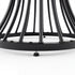 Levede Dining Table 120cm Round Dining Table 30mm MDF Retro Brown-2100034939201392645