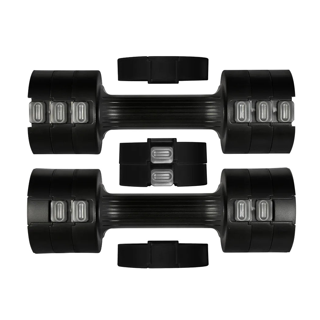Centra A Pair Of 1KG To 5KG Dumbbells Black-2006732825725898757