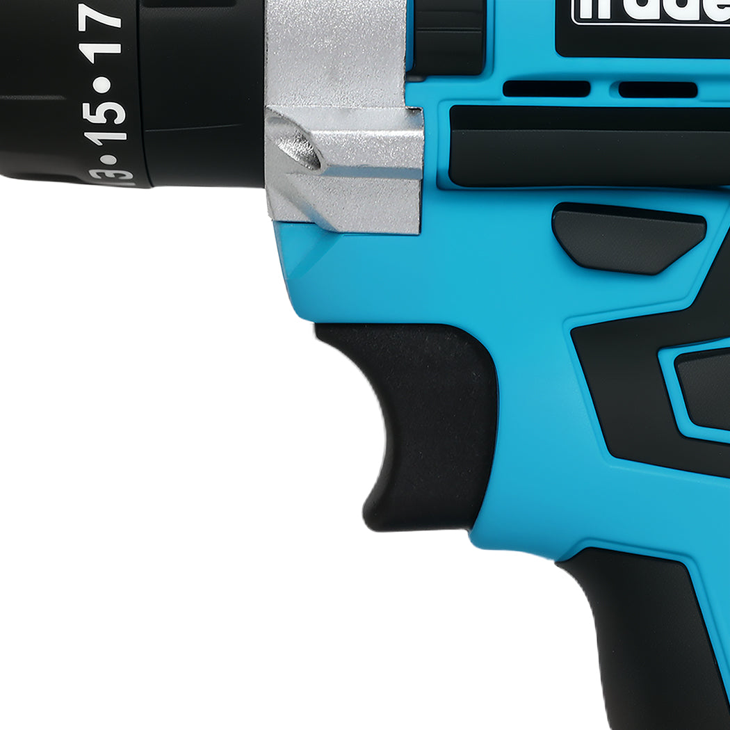 Traderight 21V Cordless Drill Driver Set 2×2.0Ah Battery-1973194184806502405