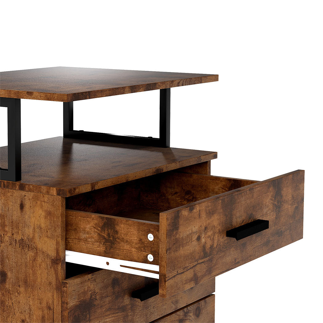 Levede Mobile File Cabinet 3 Drawers Home Office Desk-1973193600179245061