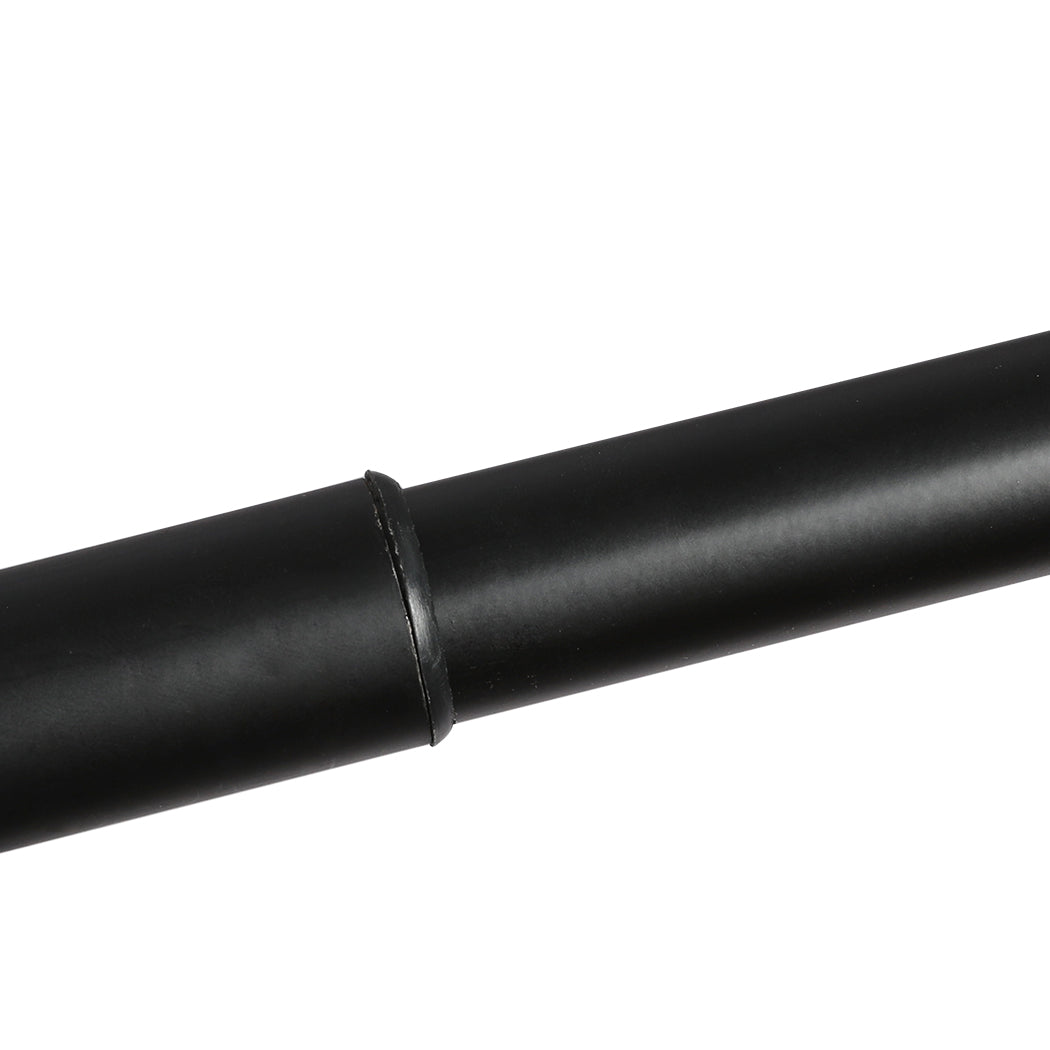 Marlow Steel Curtain Rod Quiet Rail Black-2029387285493059589