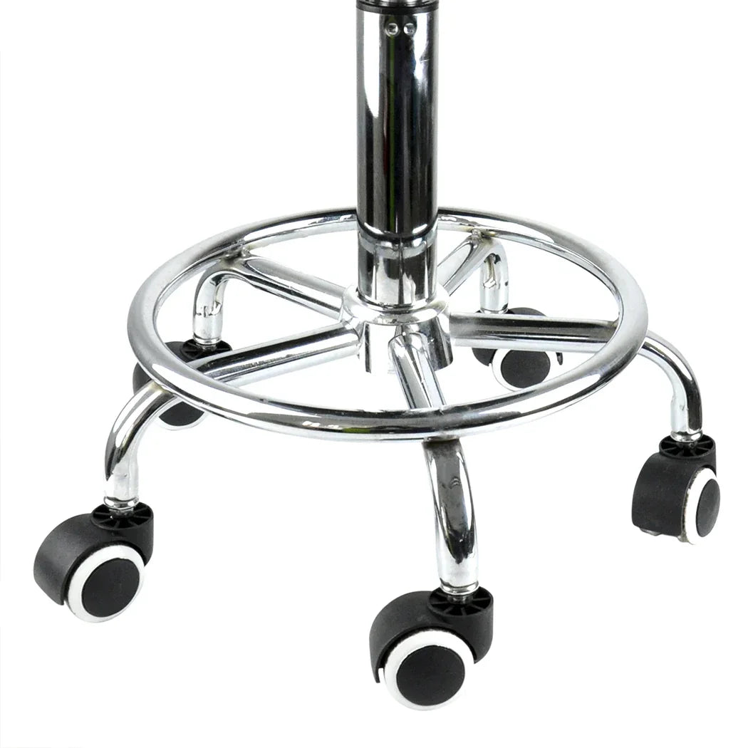 2x Levede Swivel Salon Barstool Hairdressing White-2018816797721104389