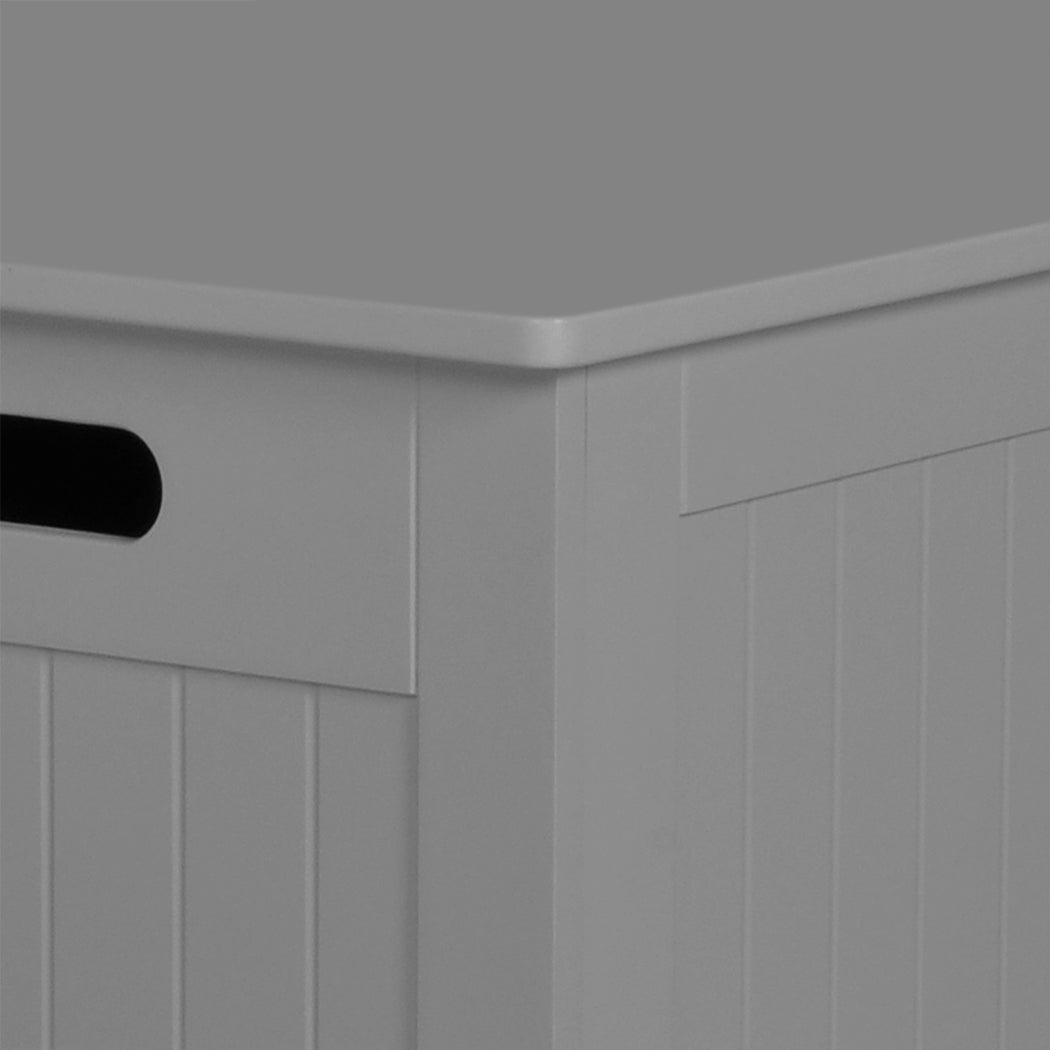 Levede Kids Toy Box Storage Chest Cabinet Grey-1937319830663335941