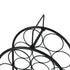 Levede 23 Bottle Wine Rack Kitchen Home Floor Storage Organiser Metal Black-2100035036840595461
