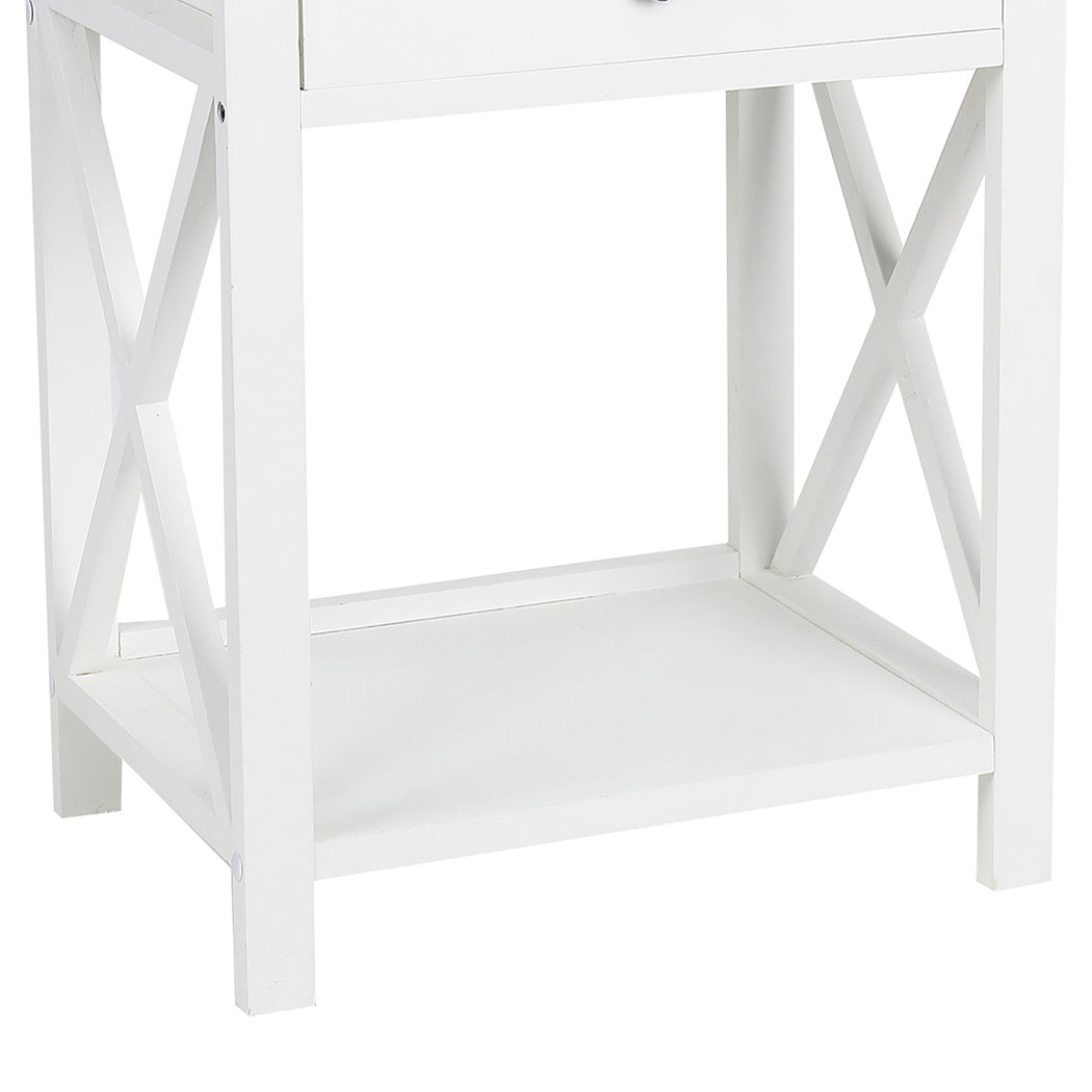 Levede 2x Bedside Tables Drawers Side-1864183518687531013