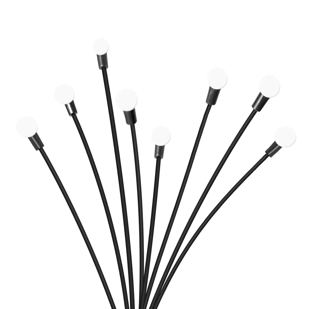 Firfly Solar Lawn Lights 8LED 4PC Outdoor Black-2006733079753920517