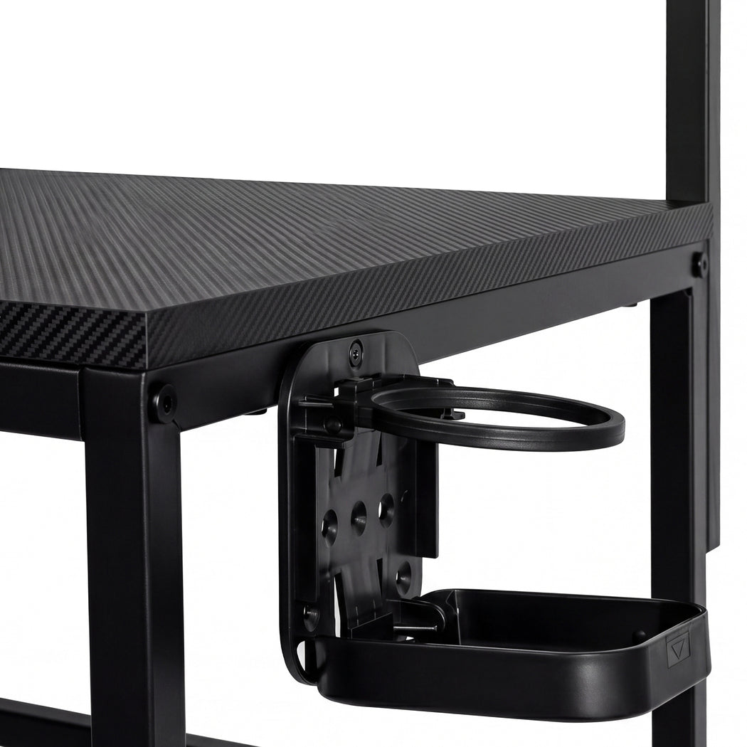 Levede Gaming Table Spacious Wear Resistan Stable Computer Desk Earphone Hook-2061251859888345093