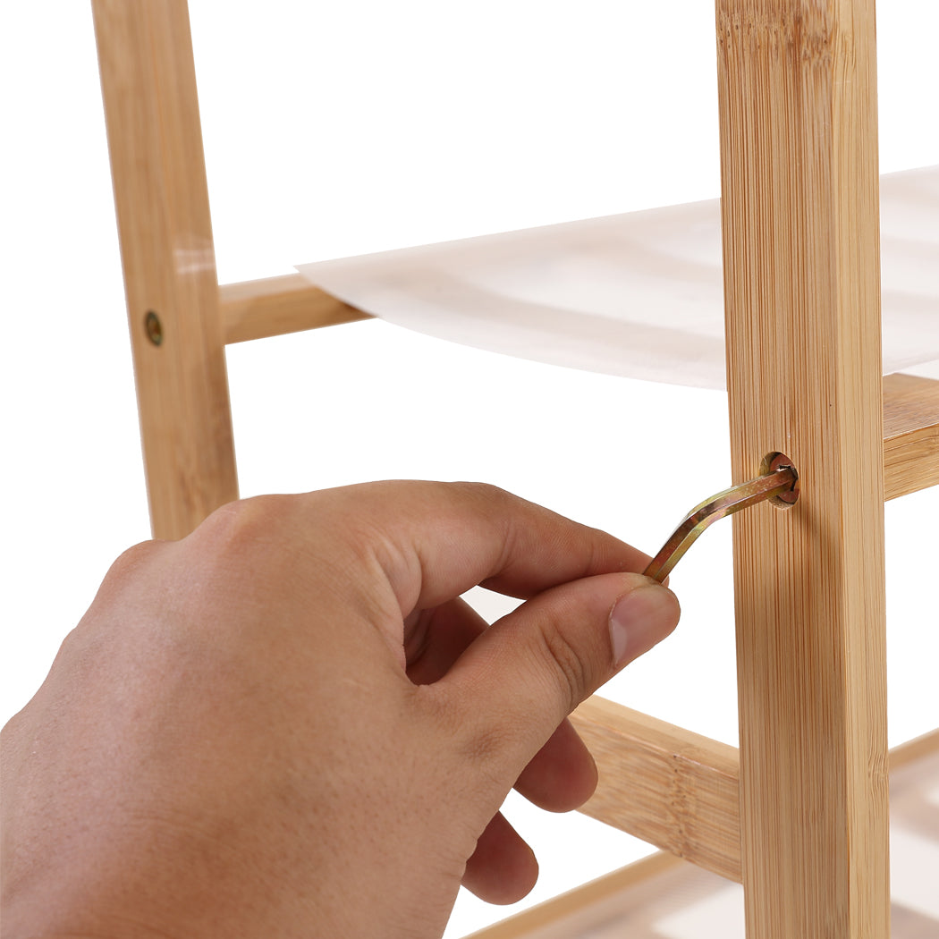 Levede Bamboo Shoe Rack Storage Wooden-1917016719860305925