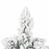 Santaco Christmas Tree 49cm Mini Christmas Tree LED Lights Snow Flocked PVC-2100035037939503109