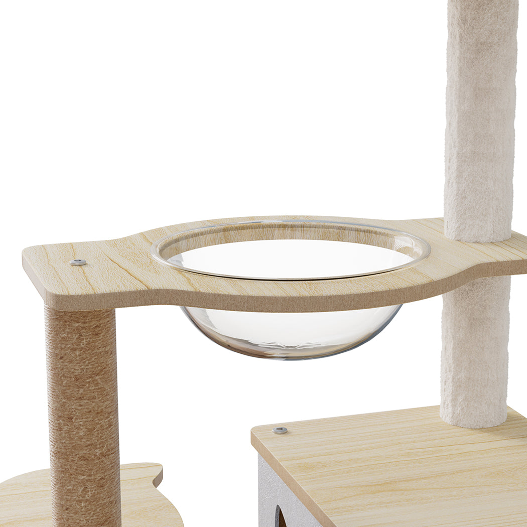 Pawz Cat Tree Tower Large Scratcher Condo House 160cm-1942353719559589893