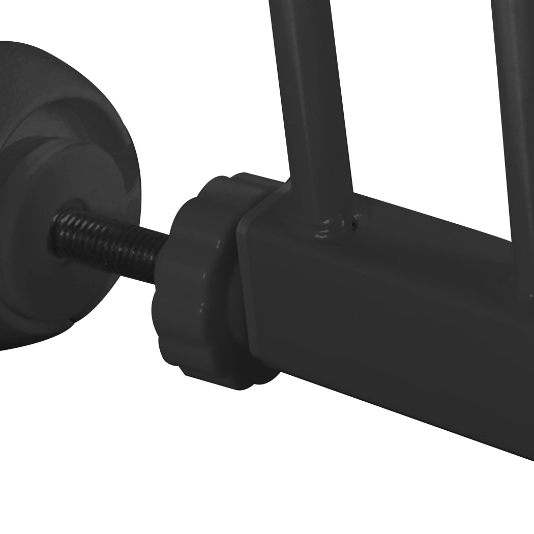 Levede Baby Safety Gate Adjustable Pet Black 20cm Extension-1864183161387356165