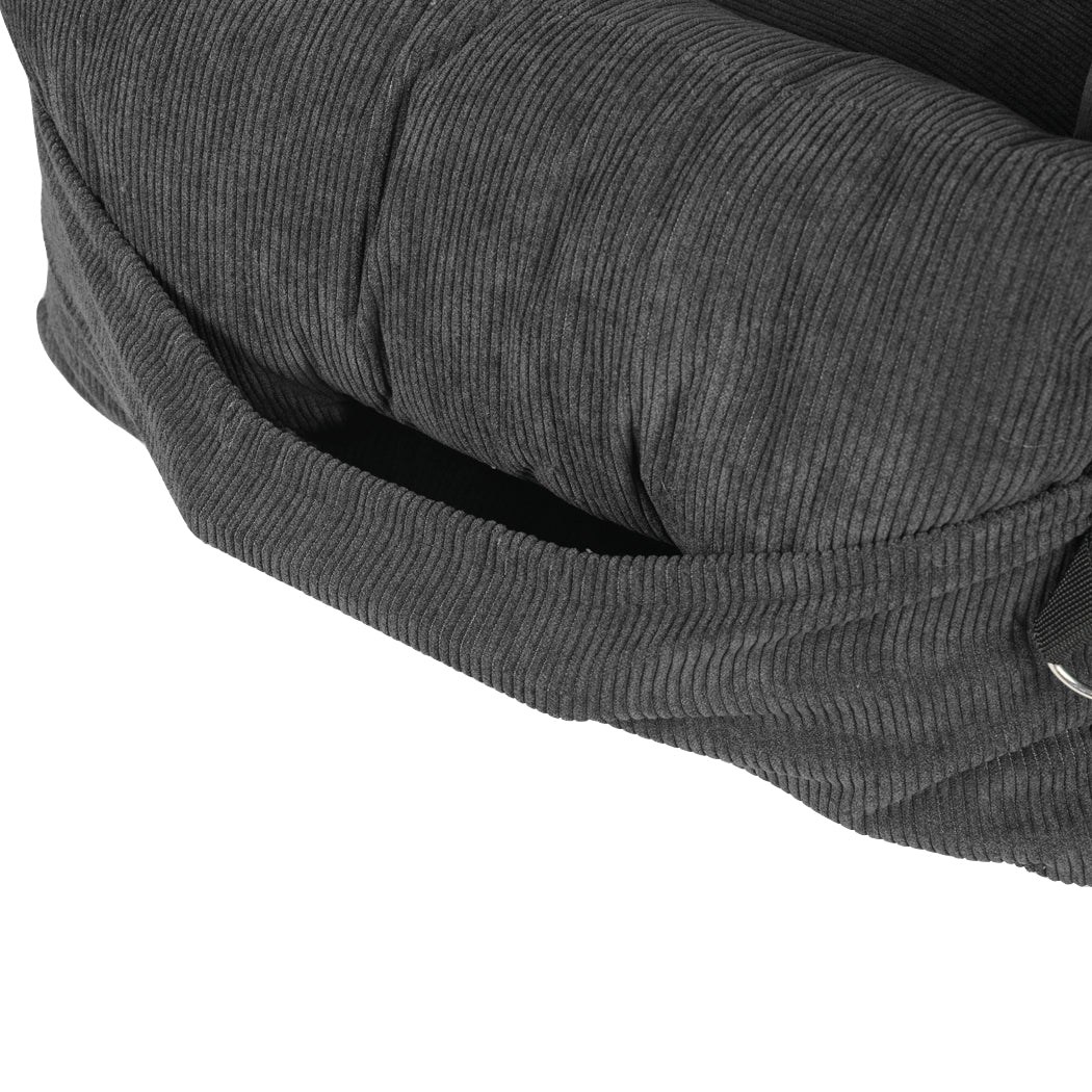 PaWz Pet Car Booster Seat Dog Protector L Grey Large-2006732990830481413