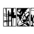 Yezi Metal Wall Art 4Pcs Abstract Minimalist Line Decor-2018816725868482565
