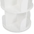 Levede Rotating Bookshelf 5 Tier Book Storage Space Saving Round Tower White-2109799589173989382
