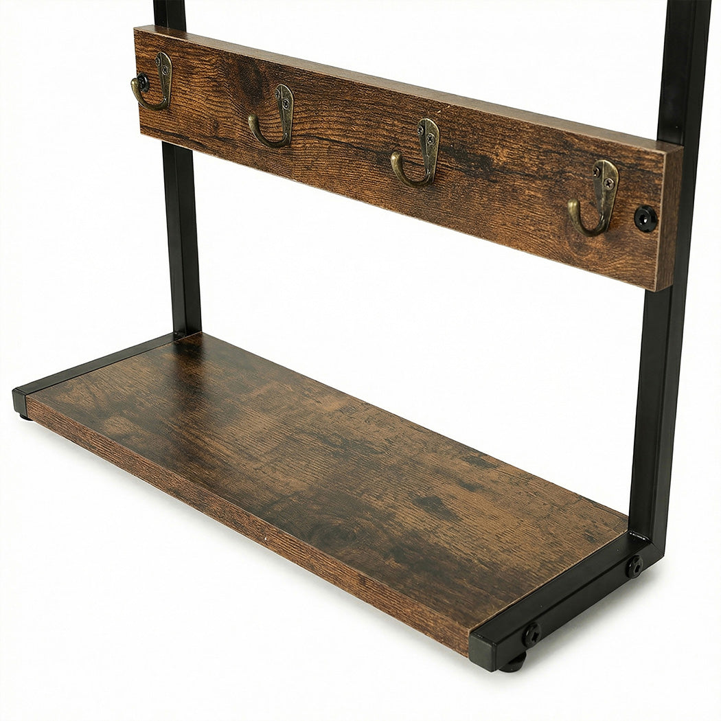 Levede Mug Holder Stand Industrial 2 Tier Countertop Mug Tree Organizer 8 Hooks-2072893556879659013