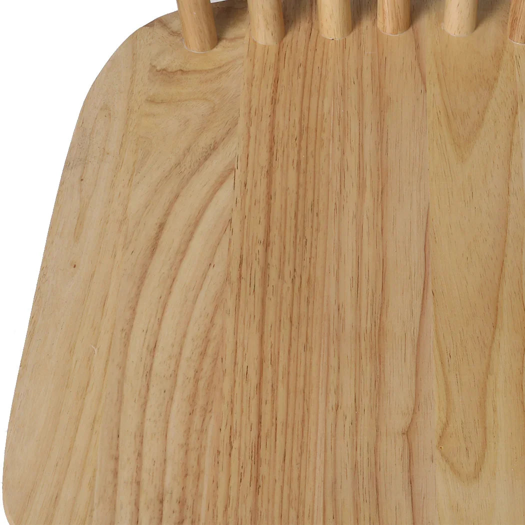 Levede 6x Dining Chairs Kitchen Windor Oak-2006732719844888581