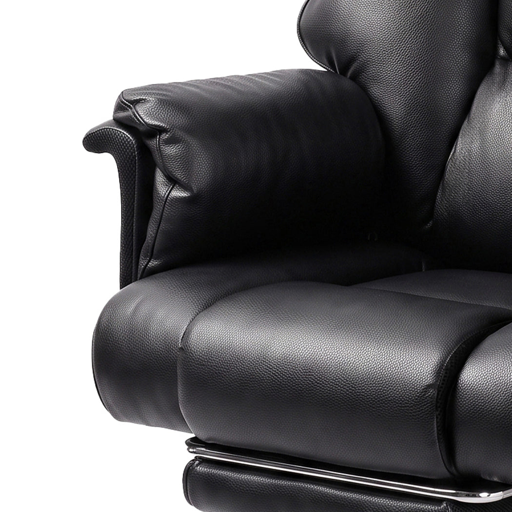 Levede Gaming Chair Ergonomic With Footrest 150°Recline for Home Office Black-2100034983728123909