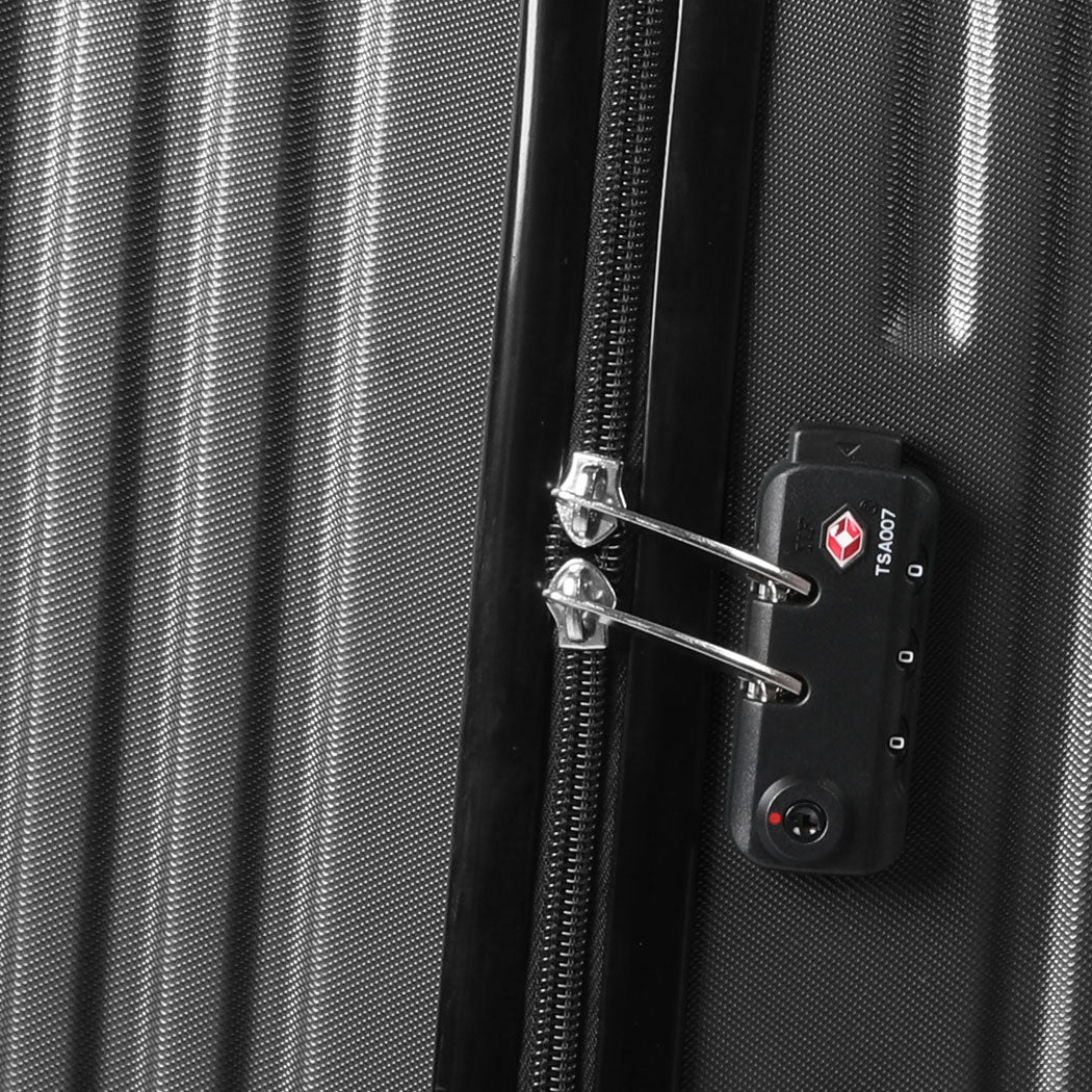 Slimbridge 24" Inch Luggage Suitcase Black 24 inch-1864184362594078725