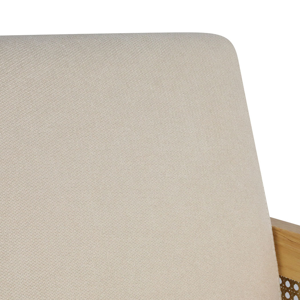 Levede Rattan Lounge Armchair-1864184596384583685