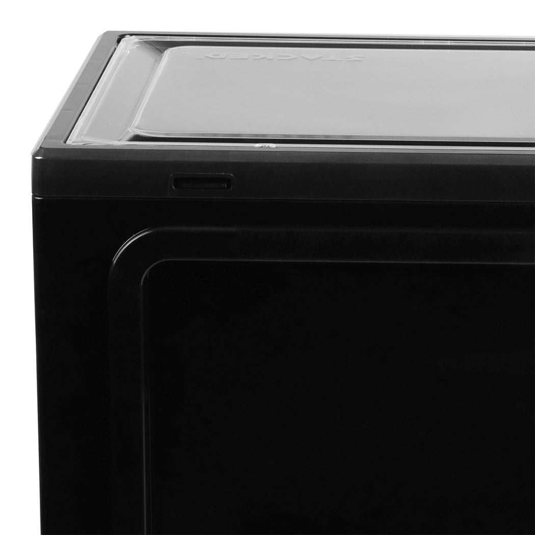 Stacked Shoe Box Acrylic Sneaker Display 1PC Black-1942352807457853445