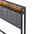 Levede Single Bed Frame Industrial Tufted Soft Storage Headboard USB Charge-2100034936651255813