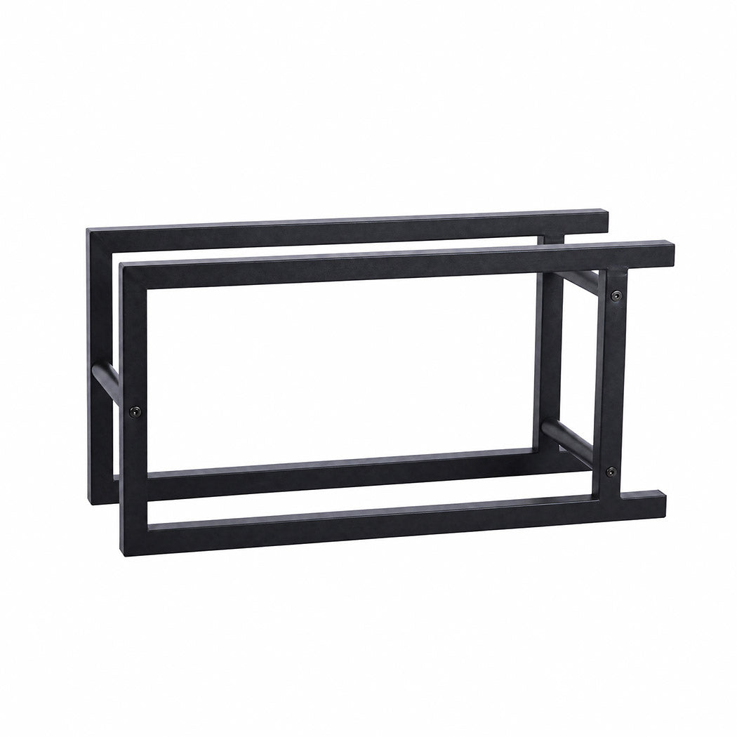 Levede Firewood Rack Metal Outdoor Storage Log Holder Fireplace 30 x 22 x 59cm-2072893555432624133