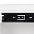 Levede Dressing Table Vanity Stool Set Sliding LED Mirror Makeup Storage Shelves White-2072893560474177541