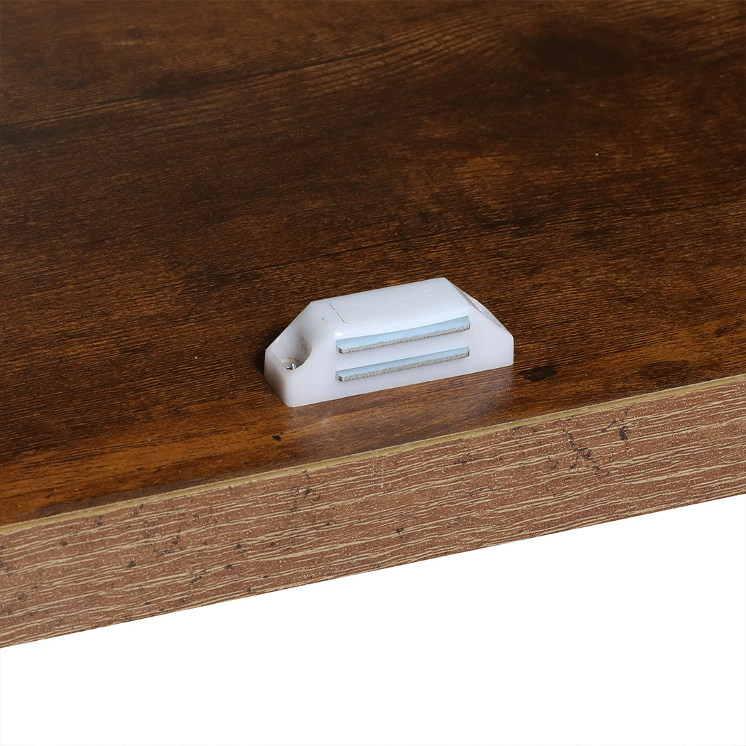 Levede Bar Cabinet Buffet Sideboard Walnut-1864183280685944837