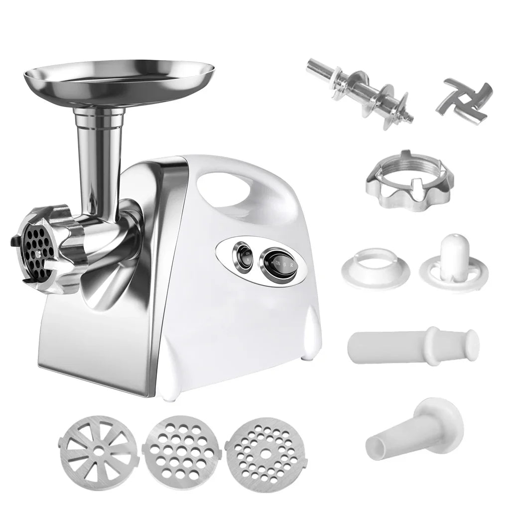 800W Electric Meat Grinder Mincer Sausage White-2018816840733691909