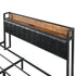 Levede Queen Bed Frame PU 4 Drawer USB Charge-2018816936221216773